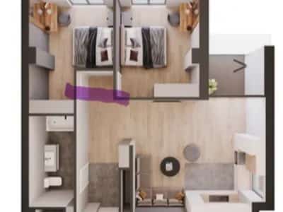 3 Սենյականոց բնակարան, Լենինգրադյան փող, Աջափնյակ (Երևան)